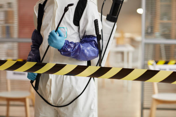 Professional Biohazard technician working in Waldo, FL
